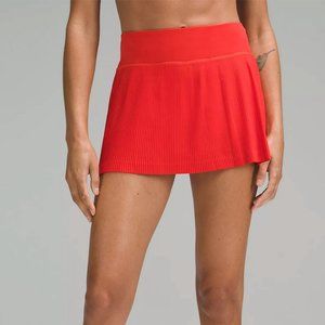 Pleat to Street Mid-Rise Skirt